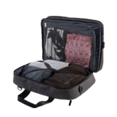 5505 -VISION - Charcoal- 3 in 1 Business Bag Open and Packed copy