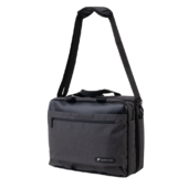 5505 -VISION - Charcoal- 3 in 1 Business Bag with Shoulder Strap -LONG