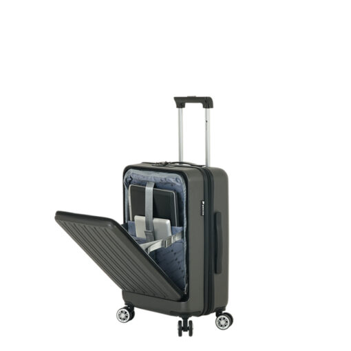 Paklite Network Charcoal Business Case Open Front